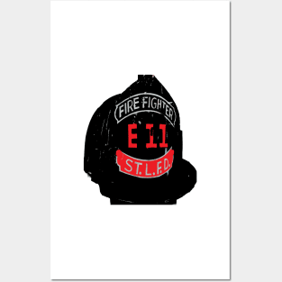 Fire Fighter St.L.F.D Posters and Art